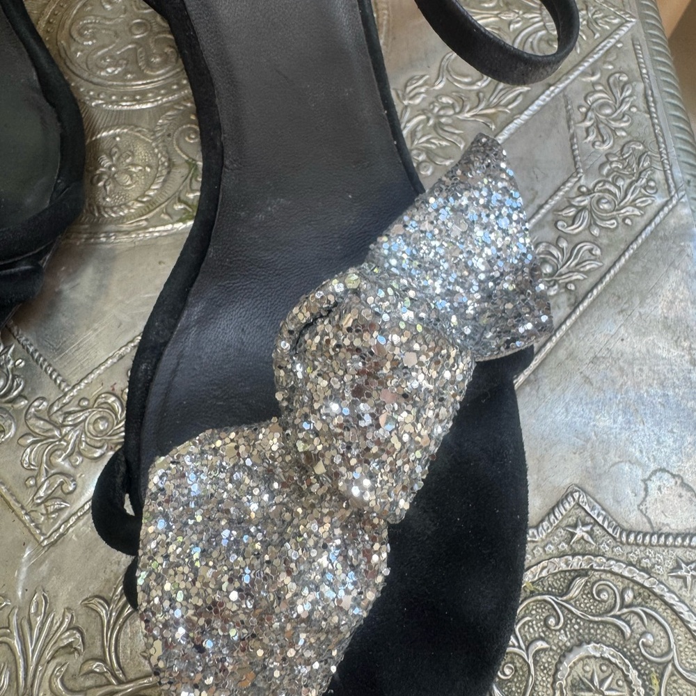 Isabela Marant Black and Silver Heels. - Picture 5 of 9